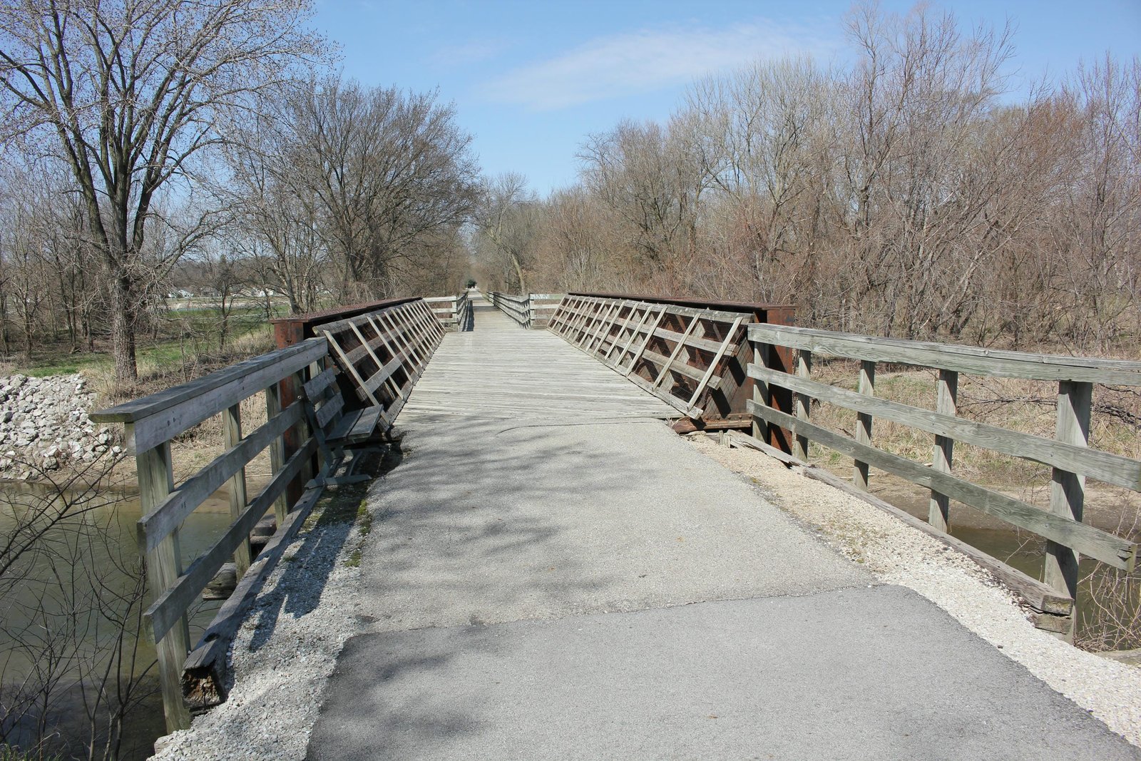Looking west (railroad south)